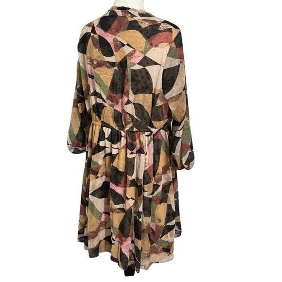 Torrid sz 1 (16) lightweight Abstract Print Women's Dress - Picture 3 of 11